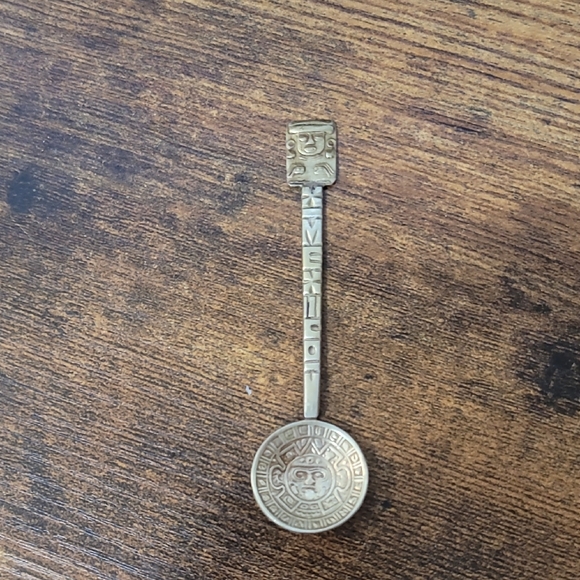 Other - Aztec Calendar Souvenir Spoon "Mexico" Vintage Collectible